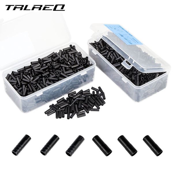 Garrafas de água gaiolas 1000pcs box road mtb bicicleta de 4 mm de 5 mm de bicicleta de moto de moto de desvião de desvio do cabo de freio tampa da tampa da tampa do alojamento de poeira