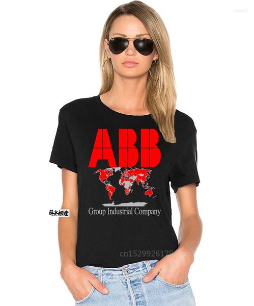 Мужские рубашки T Abb Group Industrial Company 01 Черная рубашка