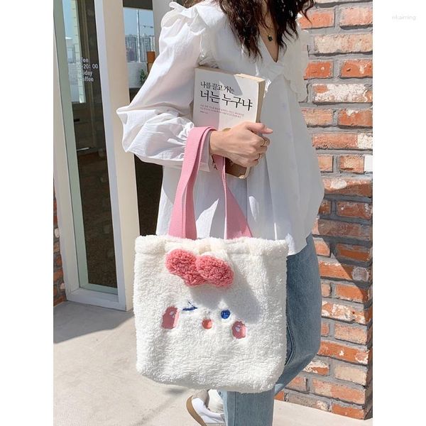 Duffel Bags Kadın Moda Karikatür Tasarım Kawaii Kızlar Çanta Okulu Çantası Öğrenci Büyük Kapasite Seyahat Seyahat Lady Omuz Hediyesi