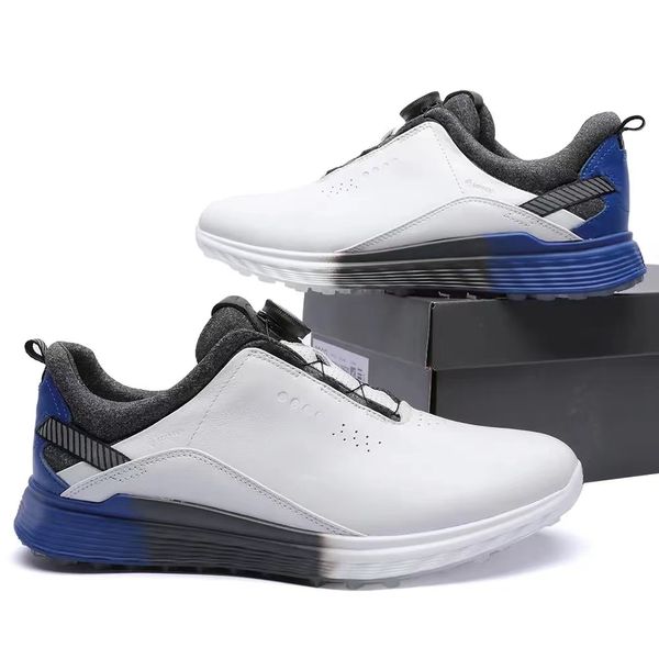 Luxusmarke Golf Sneaker für Männer echte Ledergolf -Training Herren Herren Top -Qualität Sportler Schuh Anti -Slip -Golfschuhe Herren Herren