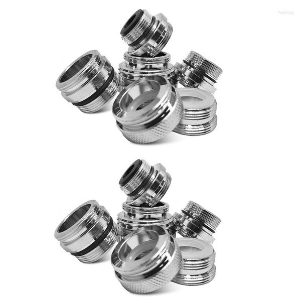 Badezimmer-Waschtischarmaturen, 2 x Wasserhahn-Adapter-Set, männlicher Umsteller für – Gartenschlauch-Anschluss, Wasserfilter, Küche