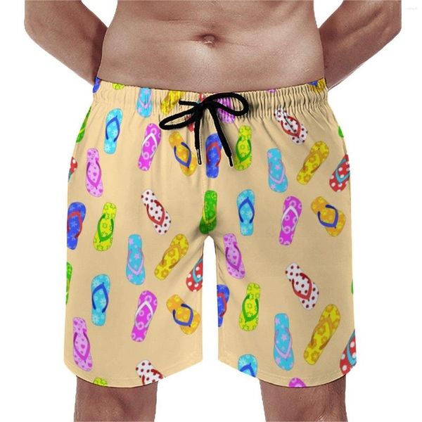 Shorts Shorts Summer Board Vacation Art Sports Surf Flop colorati Flops Beach Casual Beach Casual Dry Trunks Plus size