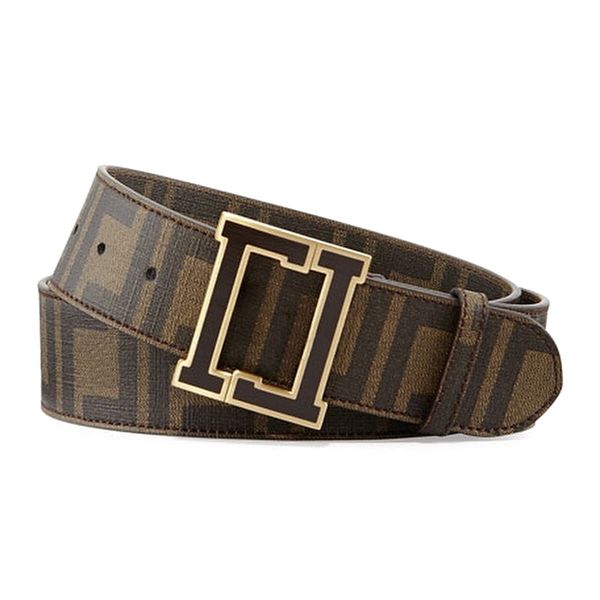 Luxurys 2023 Vintage echtes Leder brauner Gürtelschnalle Männer Breite 4,0 cm Fashion Designer Gürtel Herren Schwarzer Buchstaben Breite XL Taille Cintura Casual Carten f Belt für Frauen