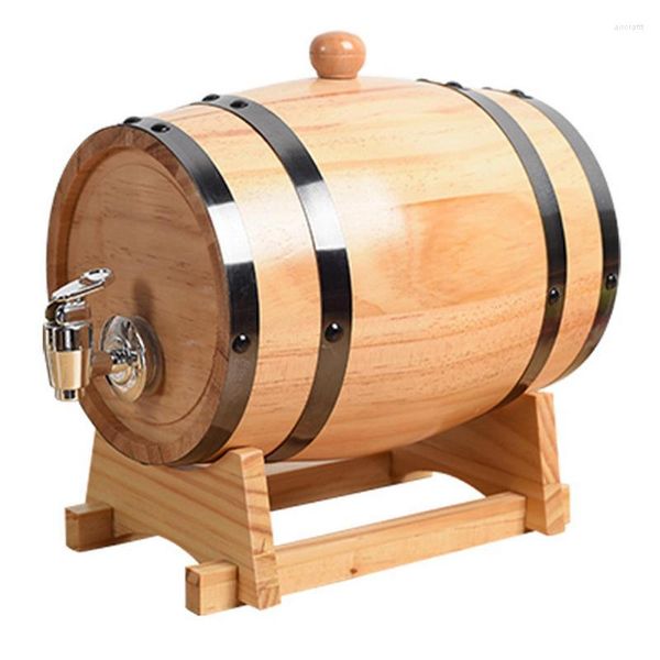 Oak Wood Wine Keg Whisky Vintage Bierspender Ausrüstung Mini Tap House Container Topf