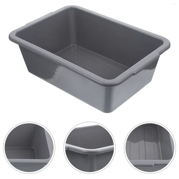 Garrafas de armazenamento utilitário Tote Bus Tub Commercial para casa Multipluse Fouxin Basin Handle Dish Paness Restaurant