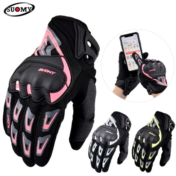 Cinque guanti guanti sumy moto moto touch screen guantes moto racing estate prima primavera da donna Luva dh 230816