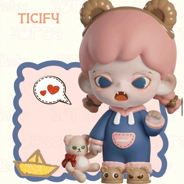 Слепая коробка Baby Zoraa Series Box Mystery милая аниме фигура Kawaii Designer Doll Kids Gif Cuts Model Decormation до 230816