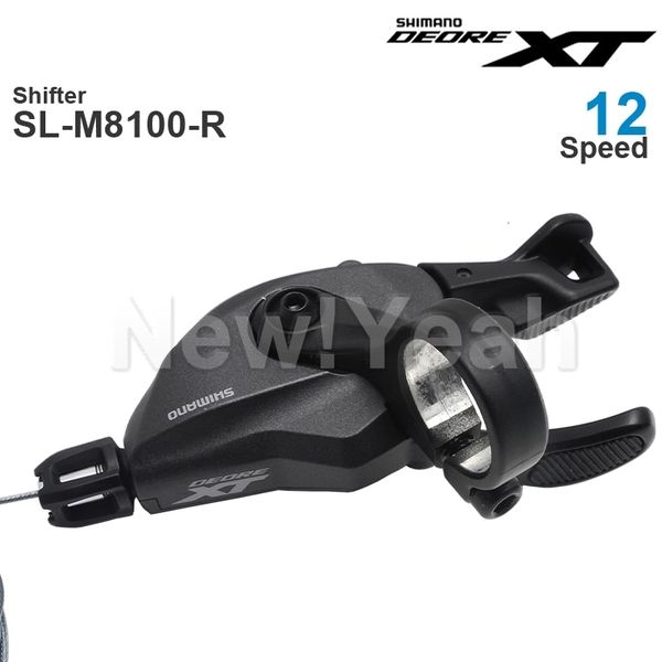 Велосипедные стебли Shimano Deore XT M8100 Shifter SL M8100 R рычаг сдвига горы 12 -скоростные детали 230815