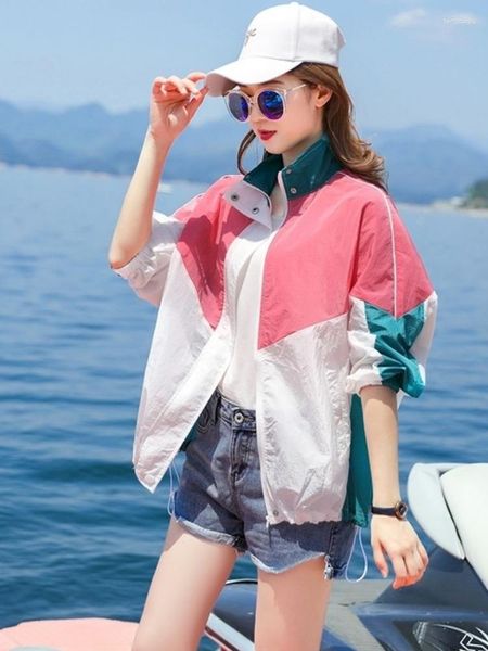 Женские куртки 2023 Summer Sun Shropething Network Red Korean Version Fashion Fashion Wersatile Small Slim Top Trend