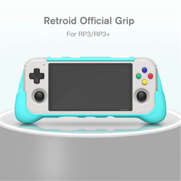 O telefone celular monta os suportes do bolso retroid 3plus Grip para o console de jogos portátil Oficial Officail Pocket3 3 Cores transparentes preto azul céu 230816