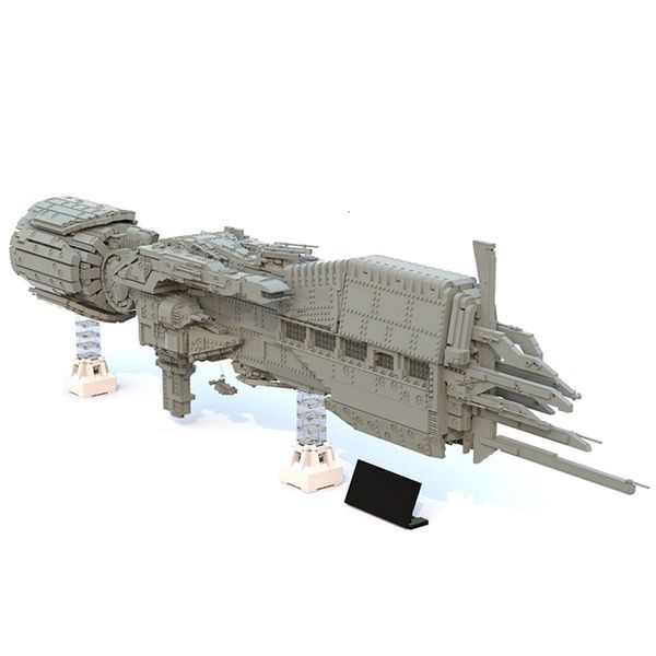 Blocos 9737PCS série de filmes espaciais USS SULACO 9816 Ficção científica Modelo de nave espacial DIY idéias criativas Crianças Toy Gift Building 230816