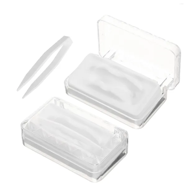 Bolsas de armazenamento 2 PCs Ponture Solder Case colorida Recipiente de ortodontia para recipientes de plástico de plástico Brace Viagem