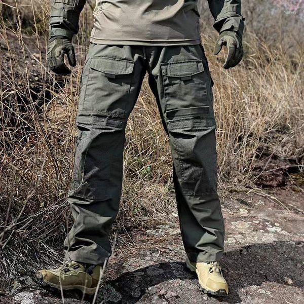 Мужские брюки носимые многосайновые охотничьи грузы 2023 Панки военного спецназа Бой