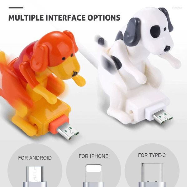 Favore per feste divertente ghumping canine caricatore veloce cavo mini smartphone 1m di ricarica simpatico micro USB