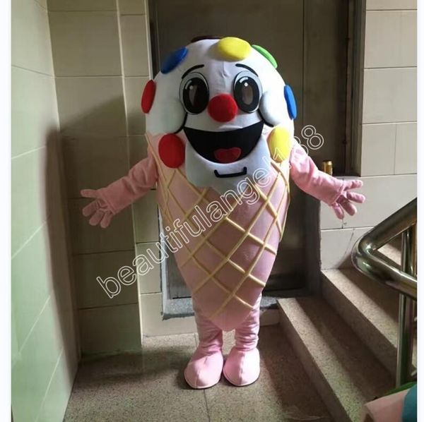 trajes de sorvete mascote de desenho animado de caráter traje de halloween festas de carnaval de carnaval para homens para homens