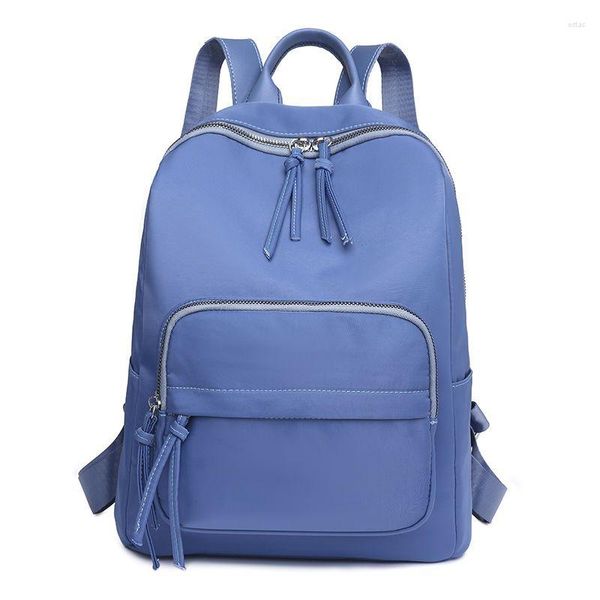 Schultaschen für Frauen Rucksack Oxford Blue Hochqualität Lady Back Pack Korean Casual Dudelsack