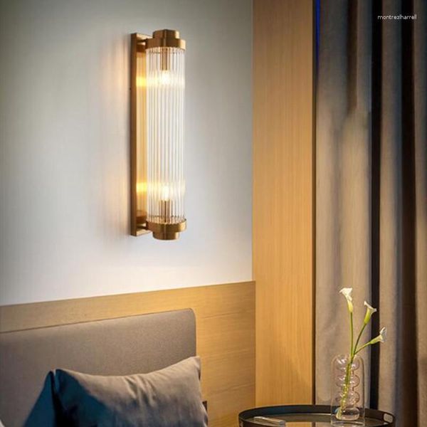 Duvar lambaları Kristal Sconce Restaurant Yaratıcı Sanat Koridor Retro Led Hafif Mutfak Yatak Odası Başucu Bar Dekorasyon Loft