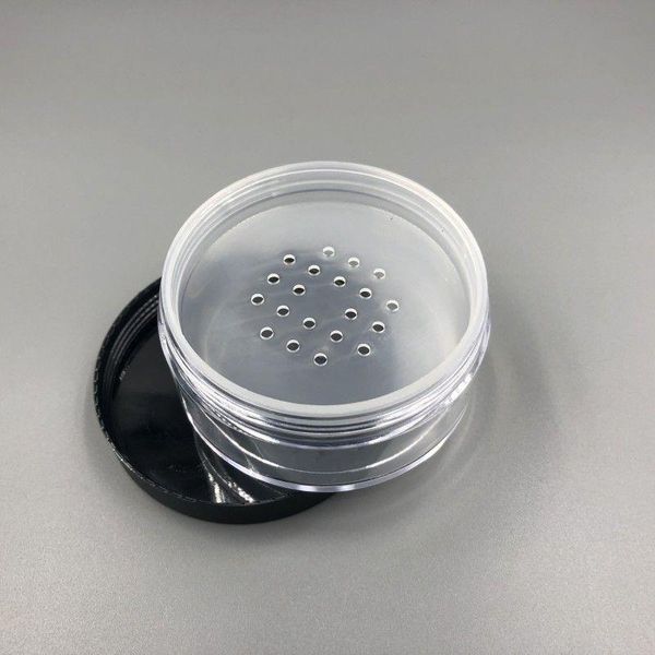 50g 50 ml Kunststoff leer Pulver Puff -Hülle Gesichtspulver Rouge Make -up Kosmetische Gläser Behälter mit Sifter Deckel Intrk