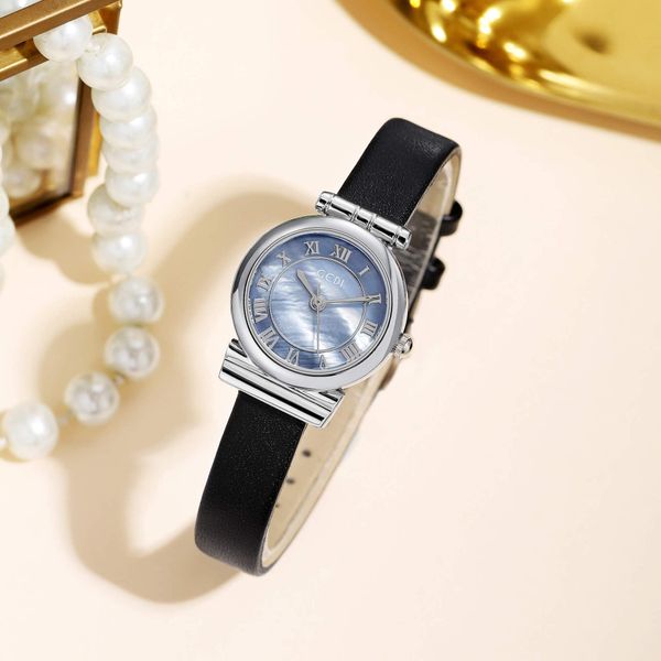 Womens Watch Watches Yüksek Kaliteli Lüks Kuvars-Basty Moda Deri Su Geçirmez 22mm Saat