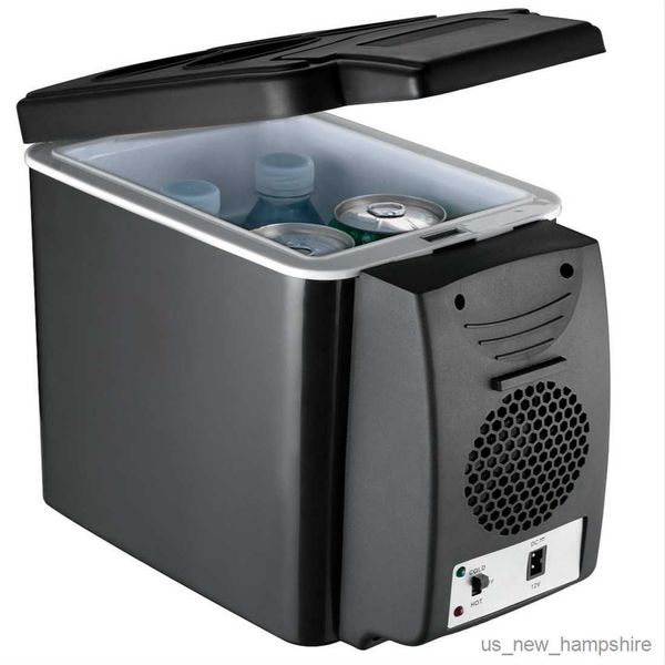 6L Mini-Kühlschrankwärmer 2 in 1 Multifunktion 12-V-Reise Kühlschrank Tragbarer Elektro-Eisbox-Kühlerkasten Gefrierschrank R230816