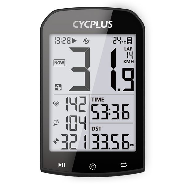COMPUTER BIKE CYCPLUS M1 Accessori GPS Bicella di ciclismo Ciclaggio per computer Bluetooth 50 ANT CICLISMO Speed ​​Meter per Garmin P230815