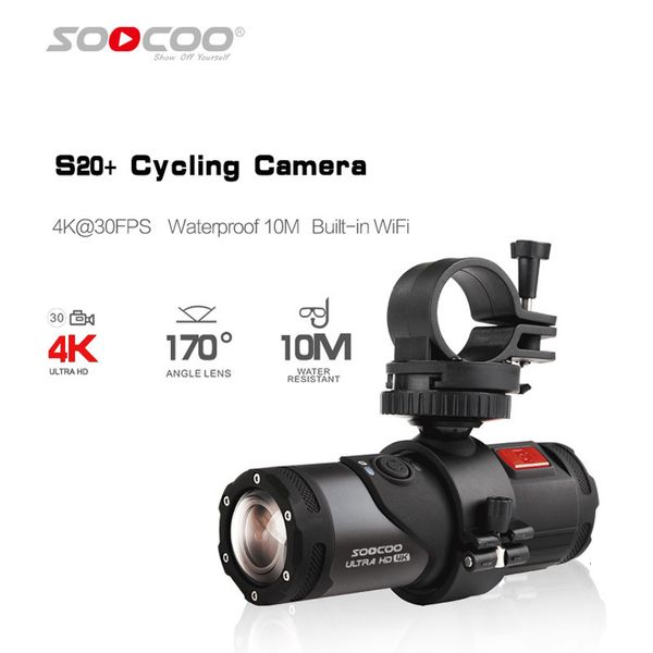 Hava Durumu Kameraları Su geçirmez aksiyon kamera 4K WiFi Kask Videosu Motosiklet Bisiklet Bisiklet Moto Kamera Spor Cam Soocoo S20 230816
