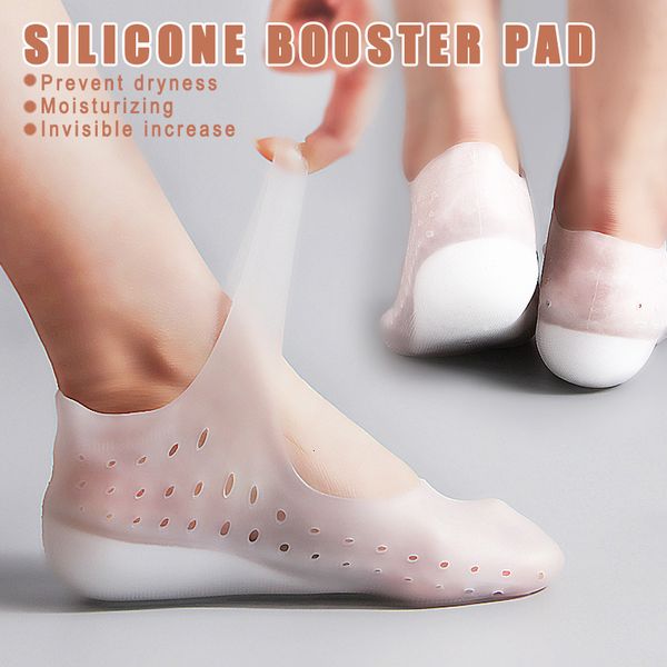 Accessori per parti di scarpe Accessori 1 paio di calze al tacco di tacco al tallone altezza invisibile Aumenta il silicone insolare per le donne uomini elastici Protezione Cuscino nascosto 230816 230816