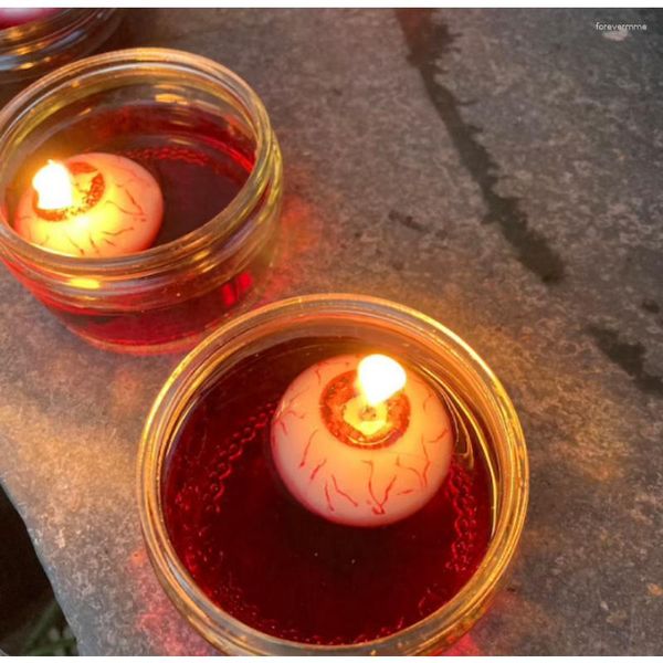 Decorazione per feste 2023 Candele per occhiali Halloween Decorazioni galleggianti Terror Spoof Funk Toy per April Fools'day