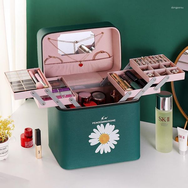 Borse cosmetiche Fashion Women Bag Travel Makeup Professional Make Up Box Case di bellezza per artista