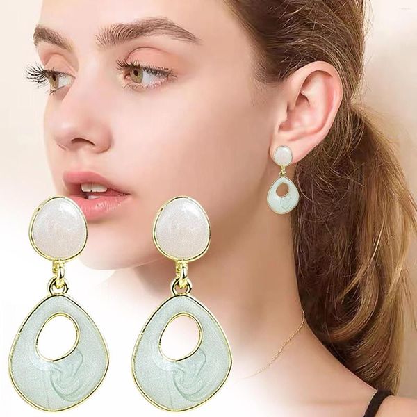 Orecchini per borchie Ear Vintage for Teen Girls Minimalist Cuff Piercing Studs Trendy