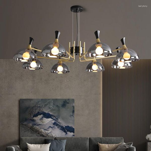 Lustres de estilo moderno ladrista lustre lustre de mesa de jantar luminária de lâmpada de cozinha iluminação em casa
