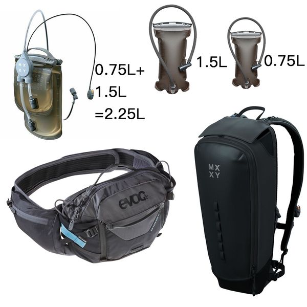 Paniers Bags Evoc Hip Pack Pro Hydration Cintura Mxxy DualChamber Hydrapak Force 15L 075L Bladder de água ultradurável 230815