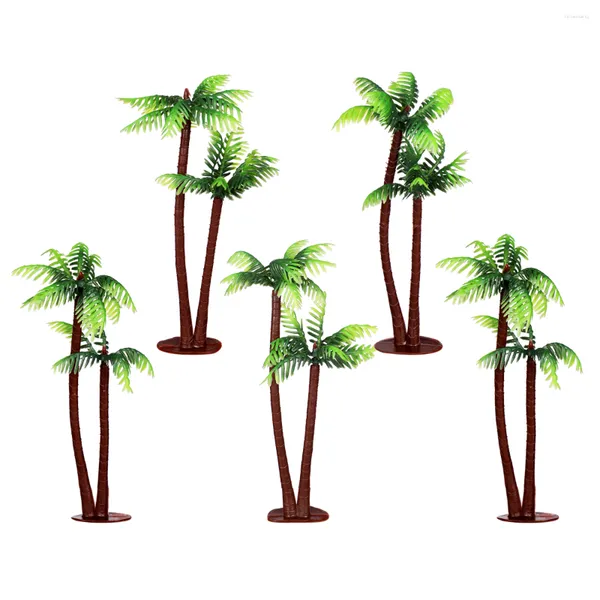 Decorações de jardim Plantas aquáticas artificiais Árvore pequena tanque de aquário 5pcsminit decoração