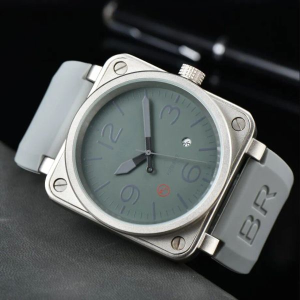 Relojes de diseñador para hombre Reloj cuadrado de moda hombre Mecánico automático BR marca reloj de pulsera de negocios Relojes de pulsera para mujer Reloj deportivo Movimiento Orologio da uomo