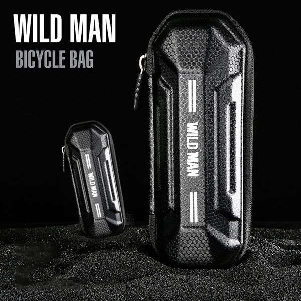 Paniers Bags Man Wild Man Road Bicycle Frame Front Tube Bag Mtb Armazenamento Ferramentas de reparo de bicicleta de chuva Kits Buildin Mesh Cycling Accessorie 230815