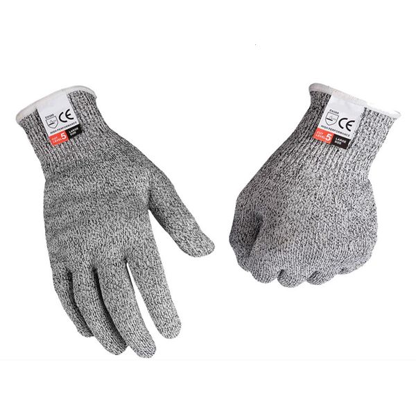 Luvas de cinco dedos 1 par Hppe Kitchen Gardening Hand Protetive Butcher Chopping Working Mittens Women Men Luvas 230816