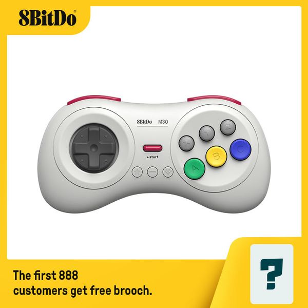 Game Controller Joysticks 8bitdo M30 Bluetooth Gamepad per Nintendo Switch PC MacOS e Android con Sega Genesis Mega Drive Style 230816