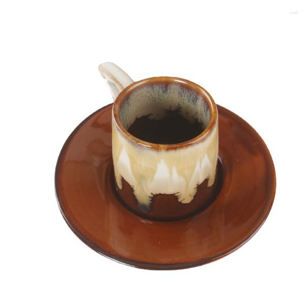 Set di tè caffè per cucina glassa forno US Ceramic retrò set