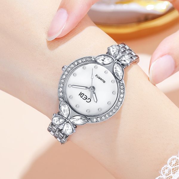 Womens Watch Watches Yüksek Kaliteli Lüks Kuvars-Basty Moda Su Geçirmez Paslanmaz Çelik 22mm Saat