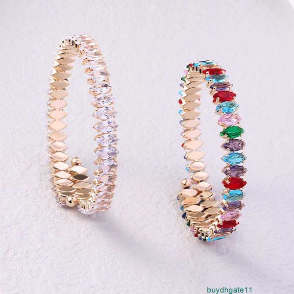 Bracciale BP2i Bracciale INS Fashion Nicchia Luce Luxury Gioielli per zircone a cavallo a diamante Full Diamond Open