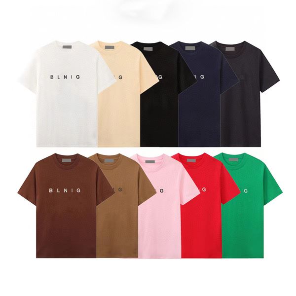 Designer masculino feminino camiseta letras impressão camisas camiseta feminino masculino verão casual manga curta t-shirts tops algodão macio multi-cores S-XXXXL 4XL