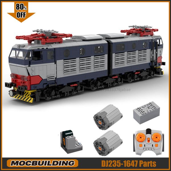 Altri giocattoli MOC Building Buildings City FS E656 Locomotive Train Technology Bricks Assembly Motors Motors Regali di trasporto dei veicoli 230815