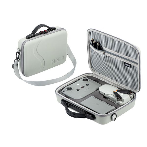 Kamera Çanta Aksesuarları DJI Mini 2 Omuz Çantası Depolama Kılıfı Taşınabilir Taşıma 1 SE Drone Aksesuarları için Su Geçirmez PU Çantası 230816