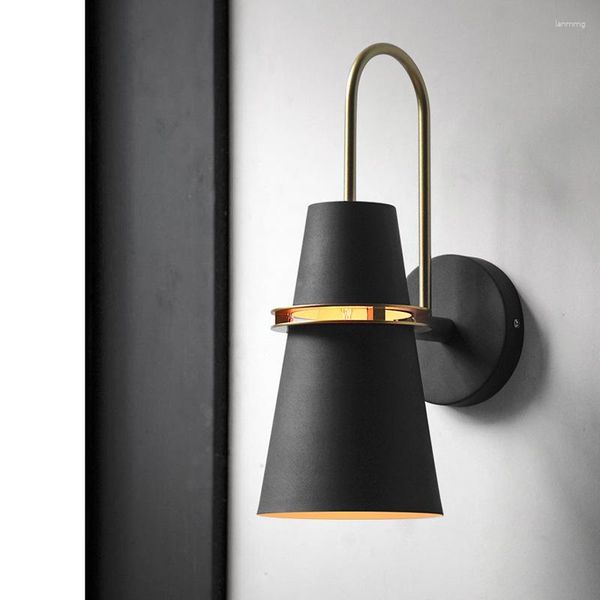 Lâmpada de parede decoração nórdica Living Bedside Home Lighting Creative Garrancas Indoor Armances para Luminária Moderna de Horn