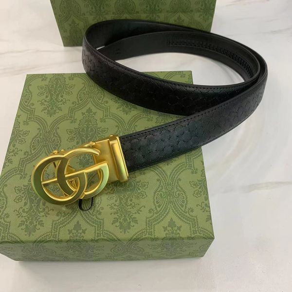 Cintura di cintura da uomo Cintura di design di lusso Donna automatica Donne Nera Balla Gold Oro Fasci neri Fashi