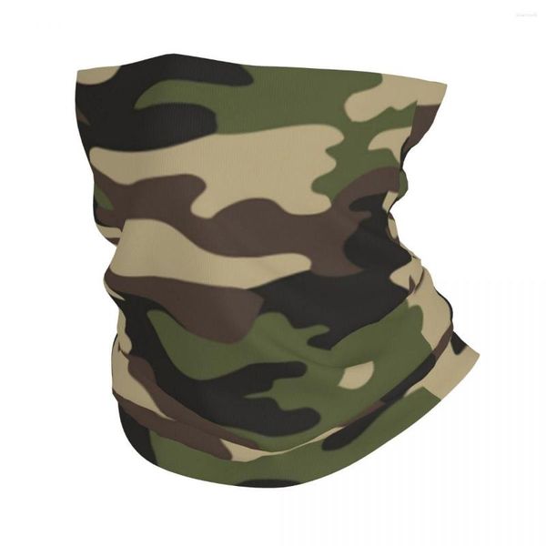 Lenços camuflagem camuflagem bandana penteada estampada balaclavas embrulha cachecol de ciclismo quente para homens mulheres adultas durante toda a temporada