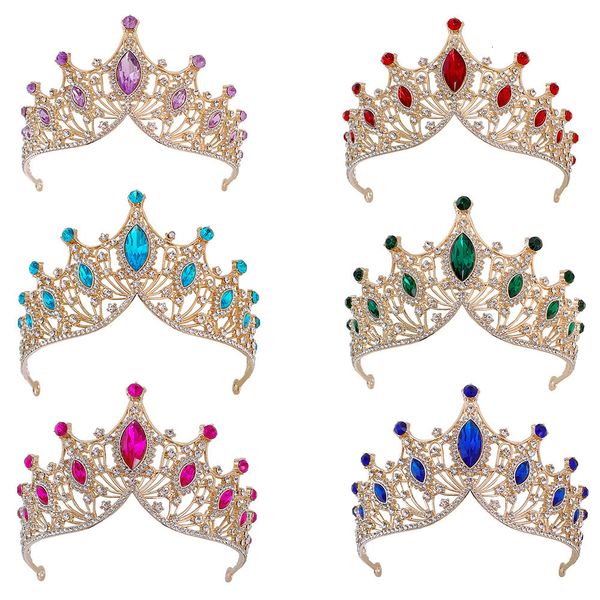 Coraço de jóias de casamento Coroa de noiva Tiara coreana Tiaras Queen Alloy Vestido de Vestido de Cabelo Acessórios para Cabelos Acessórios para Presente Adulto HG0524 230816