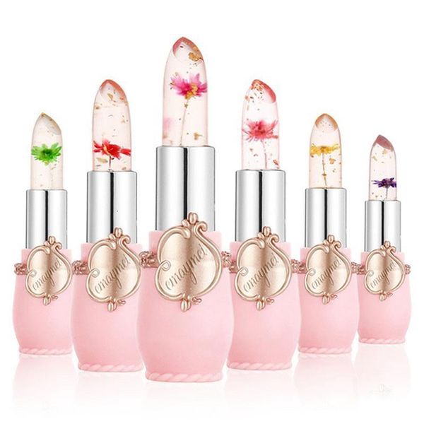 Rossetto da 6pcs rossetto in balsamo per labbra trasparente a lungo duratura idratante idratante a fiore glossici trucco velluto bellezza 230816