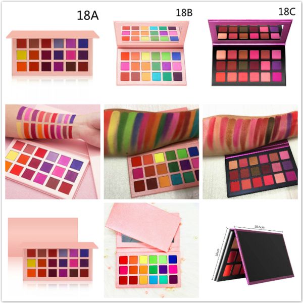 Lidschatten Großhandel Cosmetics Private Label Make -up Lidschattenschattenpaletten 18 Farben Keine Matte und Schimmerpalette 230815