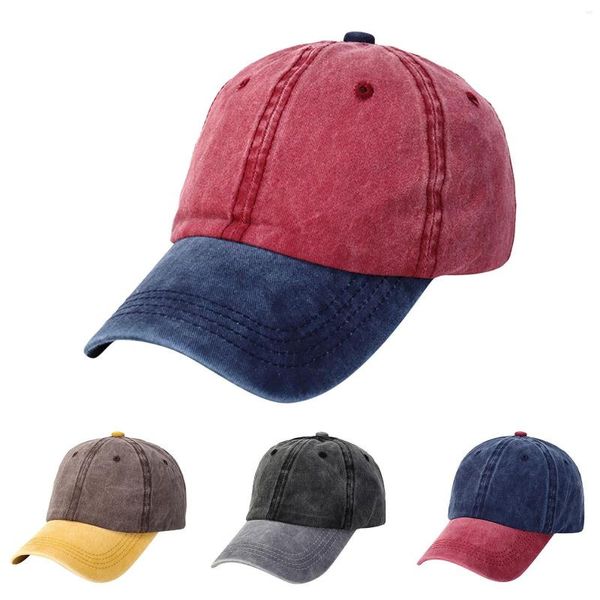 Caps de bola Lavagem de algodão Baseball Cap da primavera e verão Mulheres respiráveis ​​femininas Mulheres moda de design legal chapéus de design